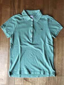 LACOSTE ラコステ VINTAGE WASHED ヴィンテージウォッシュ加工 半袖 鹿の子ポロシャツ サイズ40 グリーン