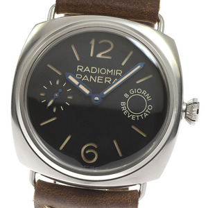 パネライ PANERAI PAM00992 ラジオミール 8デイズ スモールセコンド 手巻き メンズ 良品 箱・保証書付き_815174