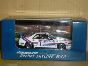 1/43 トミカEBBRO Reebok SKYLINE R32 No.1 白