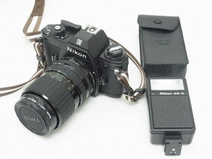 ★中古品★Nikon EM 一眼レフ フィルムカメラ SIGMA STANDARD-ZOOM 1:2.8~4 f=35~70㎜★Nikon SB-E付き★