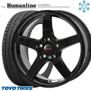 高崎 新品 冬セット ヒューマンライン HS-09 15x6.0J +53 5H114.3 トーヨータイヤ OBSERVE GIZ2 185/65R15インチ フリード等