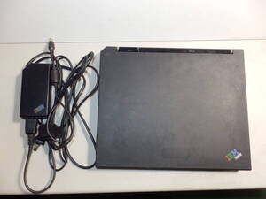 ThinkPad X31 2672-58J PentiumM 1.7GHz Windows XP Pro SP2 中古現状