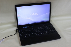 中古ノートパソコン SONY VAIO VPCEH29FJ Windows10 COREi5 4GB 750GB 15.5inchワイド HD テンキー付 Blu-ray・カメラ内蔵 OS有 代引き可