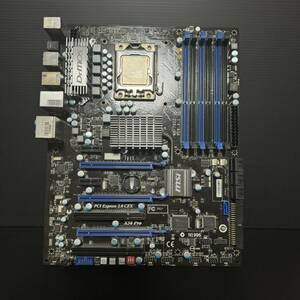 MSI X58 Pro LGA1366 マザーボード 【CPU付き】【動作品】