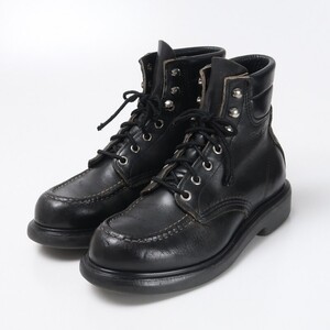 W2958■USA製■レッドウィング/Red Wing Shoes*8133 SUPERSOLE 6*ブラッククローム レザー ショートブーツ*靴*92年製*ブラック系*size5D