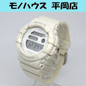 動作品 CASIO baby-G クオーツ式腕時計 BGD-140-7AJF デジタル ホワイト ライト不良 札幌市 清田区 平岡 