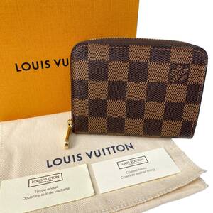 未使用 ルイ ヴィトン LOUIS VUITTON レディース ジッピーコインパース ダミエ コインケース 小銭入れ【中古】