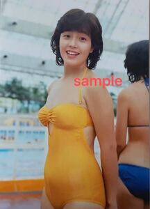 A4サイズ　ラミネート加工　ポスター　　　　防水加工　タレント　美女　可愛い　女優　歌手　柏原芳恵　1/4 ②