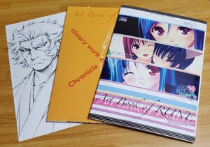 Art Book of RUNE Nonohara Miki Side&赤丸Side +小冊子付