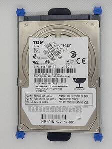 TOSHIBA SATA HDD 250GB　/ 2.5インチ 内蔵HDD (中古品)送料無料