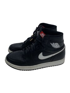 NIKE◆AIR JORDAN 1 RETRO HIGH OG/エアジョーダン1レトロハイ/ブラック/27cm/BLK//