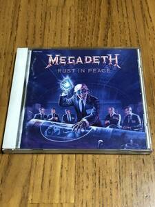 国内盤CD MEGADETH メガデス『RUST IN PEACE ラスト・イン・ピース』マーティ・フリードマン 送料185円