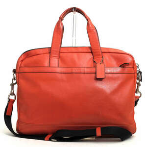 COACH コーチ ビジネスバッグ F71561 ハドソン スムースレザー HUDSON BAG IN SMOOTH LEATHER 牛革 2WAY ショルダーバッグ