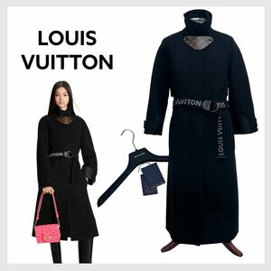 定価819,500円 高級 タグハンガー付き LOUIS VUITTON ルイヴィトン モノグラム シグネチャーアクセントダブルフェイスコート FNCO21QWE