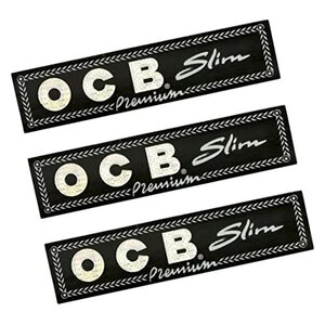 人気商品！ シガレットペーパー3パックDM便 プレミアム OCB 【巻きやすさNｏ1のシガレットペーパー】 キングサイズスリム