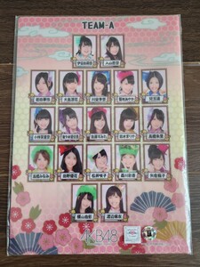 【新品未使用品】AKB48 クリアファイル4点 2014時 アイドル 絶版 川栄李奈さんいます