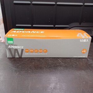 EE3 10箱 ウシオ ダイクロハロゲンADVANCE（110V用） JDR110V40WLM/KUV-H EAR ダイクロ ハロゲン