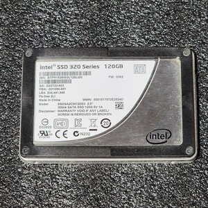 INTEL SSD 320 SERIES(SSDSA2CW120G3) 120GB SATA SSD 正常品 2.5インチ内蔵SSD フォーマット済 PCパーツ 動作確認済 128GB