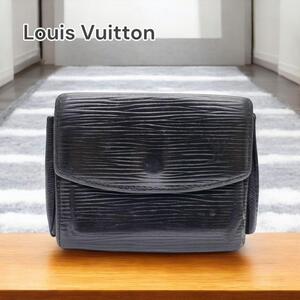 Louis Vuitton コイン&カードケース エピレザー ブラック