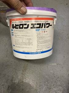 【雑貨】 ルビロン エコパワー 容器込約2.4kg 蓋割れ シールパテ A-4 約0.9kg 床 接着剤 巾木 垂直