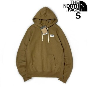 1円～!売切!【正規新品】THE NORTH FACE◆HERITAGE PATCH PULLOVER HOODIE パーカー US限定 上質 ロゴパッチ 登山 裏起毛(S)茶 181130-10