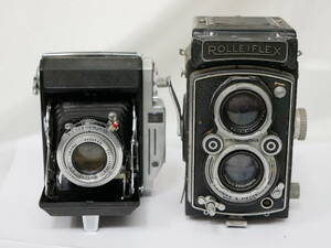 #7681 Rolleiflex tessar 75mm F3.5 Pearl II hexar ローライフレックス パール2 中判フィルムカメラ 二眼レフ 蛇腹カメラ