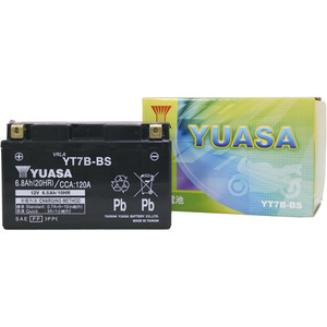 新品バッテリー 台湾YUASA TYT7B-BS (YT7B-BS、GT7B-4 互換)BW’S125 Fi、シグナスX(SE44J)マジェスティTTR250、DR-Z400