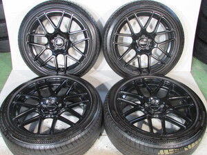 ☆MLJ■HYPERION■MESH■ハイペリオンメッシュ■245/45R20■114.3-5H/20-8.5J/+45■ブリヂストン■TRUNZA T005 RFT■ランフラット■CX-60等