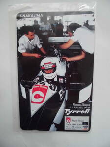 新品・未使用『中嶋悟氏　Tyrrell・019 』テレホンカード