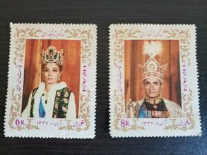 送料無料 パーレビ国王 1968年 モハマド・レザ・パフラヴィ（イラン皇帝）の戴冠式1周年