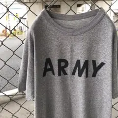 vintage 染み込みプリント USARMY 米軍 アメリカ軍 Tシャツ 古着