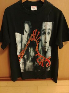 1990 レッチリ　Tシャツ　ビンテージ　オリジナル　バンドT　RED HOT CHILI PEPPERS L コピーライト　USA製　美中古品　シングルステッチ　