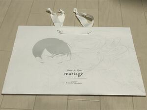 中村明日美子原画展【mariage】/原画展ショッパー/紙袋/マリアージュ/同級生シリーズ《blanc》