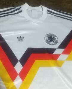 値下交渉 1988-1990年 WC優勝 西ドイツ代表 adidas MADE IN UK 検/90 WEST GERMANY FIFA WORLD CUP MATTHAUS KLINSMANN ワールドカップ Y2K