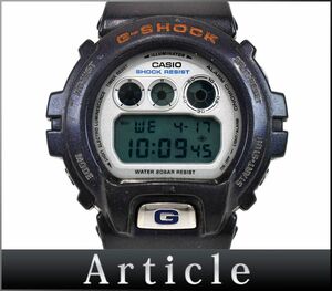 H0601◇動作確認済 CASIO カシオ G-SHOCK Gショック 腕時計 クォーツ DW-6900 SS 樹脂 シルバー ブラック 黒 デジタル メンズ/ D