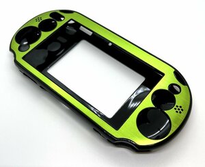 PS Vita2000(PCH-2000)専用アルミプレートケース(グリーン)