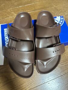 ビルケンシュトック BIRKENSTOCK 39 UK 5.5 US L 8.0 M 6.0 25.0cm Arizona EVA Roast サンダル アリゾナ メンズ ロースト 茶 試着のみ