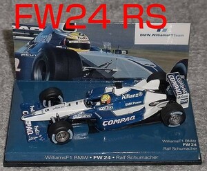 BMW別注 COMPAQ 1/43ウイリアムズBMW FW24 シューマッハ