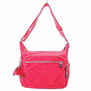 キプリング KIPLING 美品 K15255-G46 GABBIE ショルダーバッグ 斜め掛け クロスボディ ピンク 1105 レディース