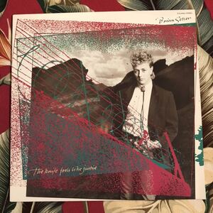 BRIAN SETZER 国内LP THE KNIFE FEELS LIKE JUSTICE STRAY CATS ロカビリー ストレイキャッツ