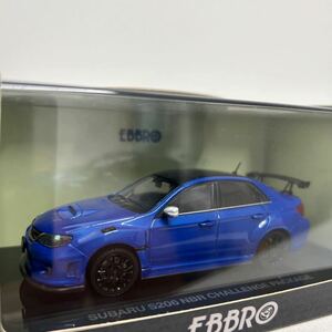 EBBRO 1/43 SUBARU S206 NBR CHALLENGE PACKAGE WR Blue エブロ スバル チャレンジパッケージ インプレッサ ミニカー モデルカー gvb