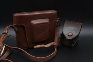 コニレット 小西六 日本光学 ニコン カメラ革ケース Konilette KONISHIROKU NIPPONKOGAKU TOKYO NIKON Camera leather case vintage