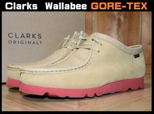 送料無料 特価即決【未使用】 Clarks ★ Wallabee GORE-TEX Maple (UK9/US10/EUR43) ★ クラークス ワラビー ゴアテックス 箱付き