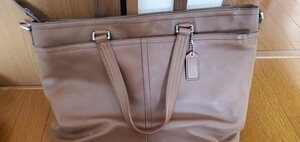 COACH　ビジネス2WAY　トートバッグ 革 肩