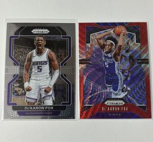 2枚セット　deaaron fox panini prizm kings