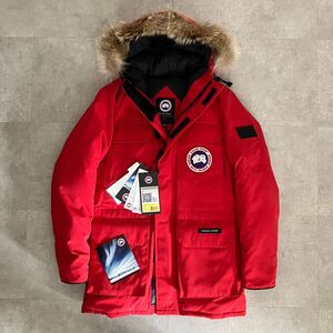 ●【タグ付き未使用品】CANADA GOOSE カナダグース 4567JM シタデルパーカ ダウンジャケット/国内正規品/レッド/sizeM/メンズ