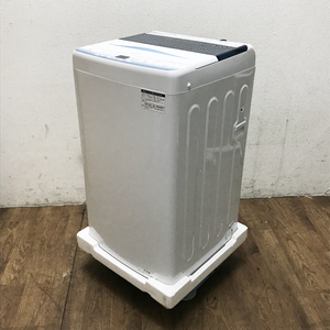 【未使用・アウトレット】Haier/ハイアール JW-U55LK(W) インバーター 全自動洗濯機 洗濯5.5kg 簡易乾燥(送風機能) 上開き 2024年 ●83530