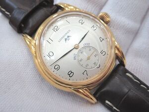 ☆LONGINES ロンジン 1867～1992 創立125周年モデル 5254 手巻き 腕時計 メンズ 現状稼働品 中古☆