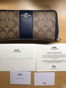 COACH コーチ　長財布 小銭入れ52859 美品　格安