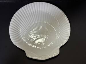 WEDGWOOD Nautilus ウェッジウッド ノーチラス シェル型 大皿 シェル 貝柄 プレート シンプル/ビンテージ アンティークレトロ 骨董 雑貨/NG